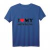 Lustiges I Love My Boyfriend T-Shirt mit Herz – Perfekte Valentinstags Geschenkidee für Freundinnen im Vintage Retro-Look