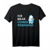 We Bare Bears Ice Bear Comes Prepared T-Shirt - Lizenziertes Cartoon-Merchandise für Fans und Geburtstagsgeschenke