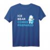 We Bare Bears Ice Bear Comes Prepared T-Shirt - Lizenziertes Cartoon-Merchandise für Fans und Geburtstagsgeschenke