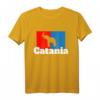 Minchia Che Bella Catania Flagge T-Shirt - Stolzes sizilianisches Motiv, perfekt als Geschenk für Catania, Sizilien und Italien-Liebhaber zum Vatertag & Muttertag