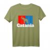 Minchia Che Bella Catania Flagge T-Shirt - Stolzes sizilianisches Motiv, perfekt als Geschenk für Catania, Sizilien und Italien-Liebhaber zum Vatertag & Muttertag