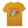 50. Geburtstag Einhorn mit Rollator T-Shirt für Frauen & Männer – Lustiges Geschenk zum 50. Geburtstag für Einhorn-Fans