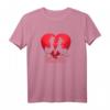 HapDeer Donald und Daisy Duck Forever Heart T-Shirt – Valentinstag & Geburtstagsgeschenk für Paare und Disney-Fans