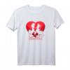 HapDeer Donald und Daisy Duck Forever Heart T-Shirt – Valentinstag & Geburtstagsgeschenk für Paare und Disney-Fans