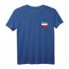 Poccna Russische Flagge T-Shirt für Herren und Damen – Patriotische Kleidung für Sport, Support und Geschenke