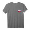 Poccna Russische Flagge T-Shirt für Herren und Damen – Patriotische Kleidung für Sport, Support und Geschenke