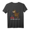 Bierpong Dinosaurier Bier Saufen Party Trinkspiel T-Shirt - Lustiges Geschenk für Biertrinker & Partyspaß bei Männerabenden
