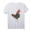 Hahn Aquarell T-Shirt mit Bauernhof Tiermotiv – Buntes Vogel-Design für Landwirte, Tierliebhaber und Bauern, ideales Geschenk