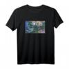 Trendy Claude Monet Lily Pad Grafik T-Shirt – Kunstliebe Mode mit impressionistischem Motiv
