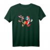 Nickelodeon HapDeer T-Shirt - Booty Bump Jump Smiles, Nostalgisches Cartoon Design für Männer und Frauen