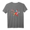 Nickelodeon HapDeer T-Shirt - Booty Bump Jump Smiles, Nostalgisches Cartoon Design für Männer und Frauen