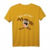 HapDeer Taz That's All Folks Weißes T-Shirt - Offizielles Warner Bros Lizenzprodukt für Fans und Humorvolle Geburtstagsgeschenke