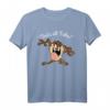 HapDeer Taz That's All Folks Weißes T-Shirt - Offizielles Warner Bros Lizenzprodukt für Fans und Humorvolle Geburtstagsgeschenke