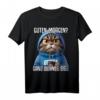 Guten Morgen? Ganz dünnes Eis! Lustiges Kaffee T-Shirt mit Spruch für Morgenmuffel, Katzenliebhaber & Humorvolle Geschenke