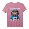 Guten Morgen? Ganz dünnes Eis! Lustiges Kaffee T-Shirt mit Spruch für Morgenmuffel, Katzenliebhaber & Humorvolle Geschenke