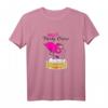 Malle Party Crew T-Shirt für Frauen - Lustiges Flamingo Wein JGA Mallorca Gruppenoutfit für Junggesellinnenabschied & Party-Urlaub