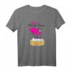 Malle Party Crew T-Shirt für Frauen - Lustiges Flamingo Wein JGA Mallorca Gruppenoutfit für Junggesellinnenabschied & Party-Urlaub