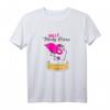 Malle Party Crew T-Shirt für Frauen - Lustiges Flamingo Wein JGA Mallorca Gruppenoutfit für Junggesellinnenabschied & Party-Urlaub