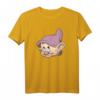 HapDeer Schneewittchen & Die Sieben Zwerge Dopey Big Face T-Shirt – Offiziell lizenziertes Disney-Geschenk für Männer, Frauen, Jungen & Mädchen