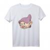 HapDeer Schneewittchen & Die Sieben Zwerge Dopey Big Face T-Shirt – Offiziell lizenziertes Disney-Geschenk für Männer, Frauen, Jungen & Mädchen