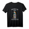 Nur Noch Ein Buch Lesen Eule Leseratte T-Shirt – Lustiges Bücher Spruch für Buchliebhaber und Bücherwürmer