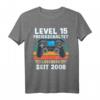 Lustiges 15. Geburtstag T-Shirt für Jungen und Mädchen - Originelle Geschenke und Dekorationen für 15-Jährige 2008