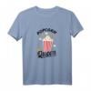 Popcorn Queen T-Shirt – Lustiges Damen Kostüm für Karneval, Fasching, Kino und Filmeabende, perfekte Geschenkidee für Filmfans