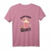 Popcorn Queen T-Shirt – Lustiges Damen Kostüm für Karneval, Fasching, Kino und Filmeabende, perfekte Geschenkidee für Filmfans