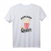 Popcorn Queen T-Shirt – Lustiges Damen Kostüm für Karneval, Fasching, Kino und Filmeabende, perfekte Geschenkidee für Filmfans