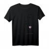 Meerschweinchen Fußspur Pfotenabdrücke T-Shirt - Liebesbeweis für Meerschweinchenfans, ideales Geschenk für Tierliebhaber
