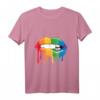 LGBTQ Gay Pride CSD Regenbogen Kussmund T-Shirt - Buntes Pride Outfit für CSD, Pride Month & Toleranzfeiern
