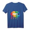 LGBTQ Gay Pride CSD Regenbogen Kussmund T-Shirt - Buntes Pride Outfit für CSD, Pride Month & Toleranzfeiern