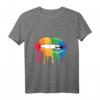 LGBTQ Gay Pride CSD Regenbogen Kussmund T-Shirt - Buntes Pride Outfit für CSD, Pride Month & Toleranzfeiern