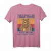 That's What I Do I Drink Coffee & Hate People Bear T-Shirt - Funny Gag Shirt for Coffee Lovers and Introverts