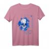 Spinnenlilie Blumenzwiebeln Vaporwave Schädel T-Shirt – Ästhetische Streetwear mit Anime- und Retro-Design für Harajuku, Goth & Japan-Fans