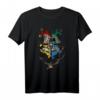 HapDeer Harry Potter Hogwarts Magical Mischief Level Up Crest T-Shirt – Offiziell lizenziertes Fan-Design für Harry Potter Fans