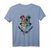 HapDeer Harry Potter Hogwarts Magical Mischief Level Up Crest T-Shirt – Offiziell lizenziertes Fan-Design für Harry Potter Fans