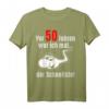 Lustiges 50. Geburtstag T-Shirt für Mann & Frau - Witzige Geschenkidee & Deko für 50 Jahre Feier