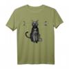 Love Black Cat Women Shirt für Katzen- und Metal-Liebhaberinnen – Goth, Gothic & Heavy Metal Geschenk für Kids & Girls