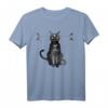 Love Black Cat Women Shirt für Katzen- und Metal-Liebhaberinnen – Goth, Gothic & Heavy Metal Geschenk für Kids & Girls