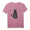 Love Black Cat Women Shirt für Katzen- und Metal-Liebhaberinnen – Goth, Gothic & Heavy Metal Geschenk für Kids & Girls
