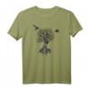 Wikinger Nordische Mythologie T-Shirt mit Yggdrasil, Odins Raben Hugin & Munin – Asgard & Runen Geschenk für Wikinger-Fans