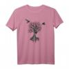 Wikinger Nordische Mythologie T-Shirt mit Yggdrasil, Odins Raben Hugin & Munin – Asgard & Runen Geschenk für Wikinger-Fans