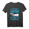 Taucher Geschenk für Herren, Damen & Kinder - Apnoe & Schnorchel T-Shirt für Wasser- & Tauchsportliebhaber mit Meeresmotiven