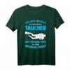 Taucher Geschenk für Herren, Damen & Kinder - Apnoe & Schnorchel T-Shirt für Wasser- & Tauchsportliebhaber mit Meeresmotiven