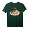 Gudetama Meh Food On A Plate T-Shirt - Offiziell lizenzierte Sanrio Bekleidung für Fans von Gudetama und Sanrio