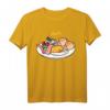 Gudetama Meh Food On A Plate T-Shirt - Offiziell lizenzierte Sanrio Bekleidung für Fans von Gudetama und Sanrio