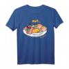 Gudetama Meh Food On A Plate T-Shirt - Offiziell lizenzierte Sanrio Bekleidung für Fans von Gudetama und Sanrio