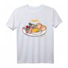 Gudetama Meh Food On A Plate T-Shirt - Offiziell lizenzierte Sanrio Bekleidung für Fans von Gudetama und Sanrio