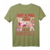 Jack Russell Terrier Just A Girl Who Loves Dog Flower Floral T-Shirt - Niedliches Hundedesign für Damen & Hundeliebhaber
